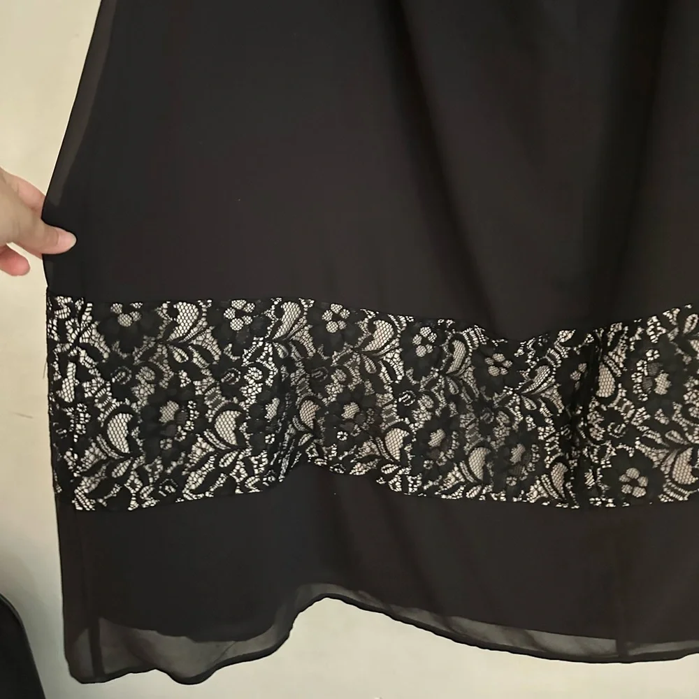 Maxi Chiffon & Lace Classic Skirt - Picture 2 of 5
